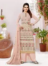 Glossy Sana 40 Georgette Heavy Embroidery Work Festive Wear Designer Salwar Kameez Collection
